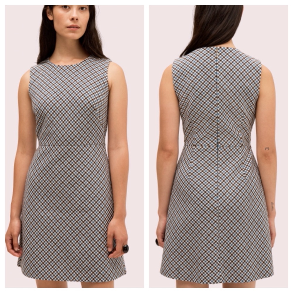 Kate Spade Pop Houndstooth Dress size 12